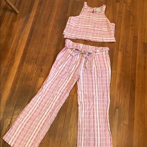 Anthropologie two piece set